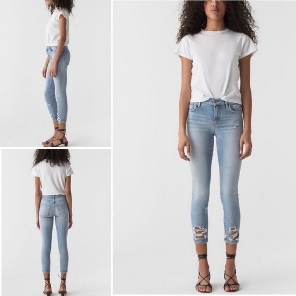 Agolde Sophie Ankle Jeans in Playback Midrise Jeans 26 - Picture 1 of 5
